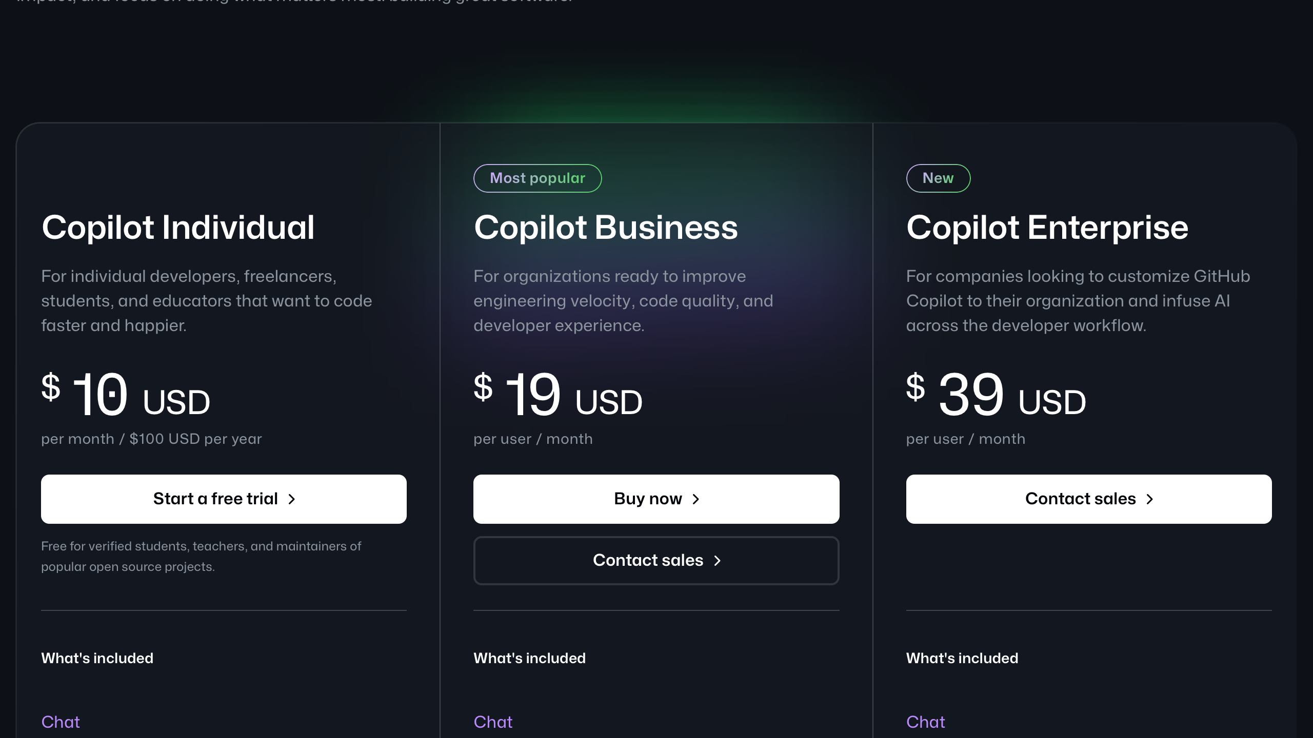 github copilot interface, desktop dark stack screenshot