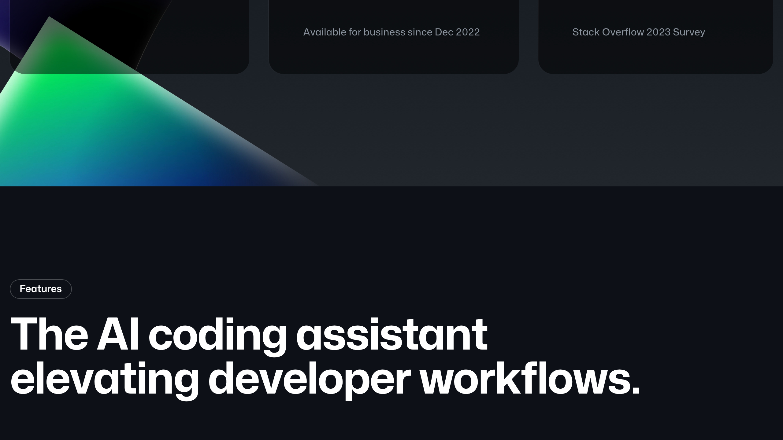 github copilot interface, desktop dark stack screenshot