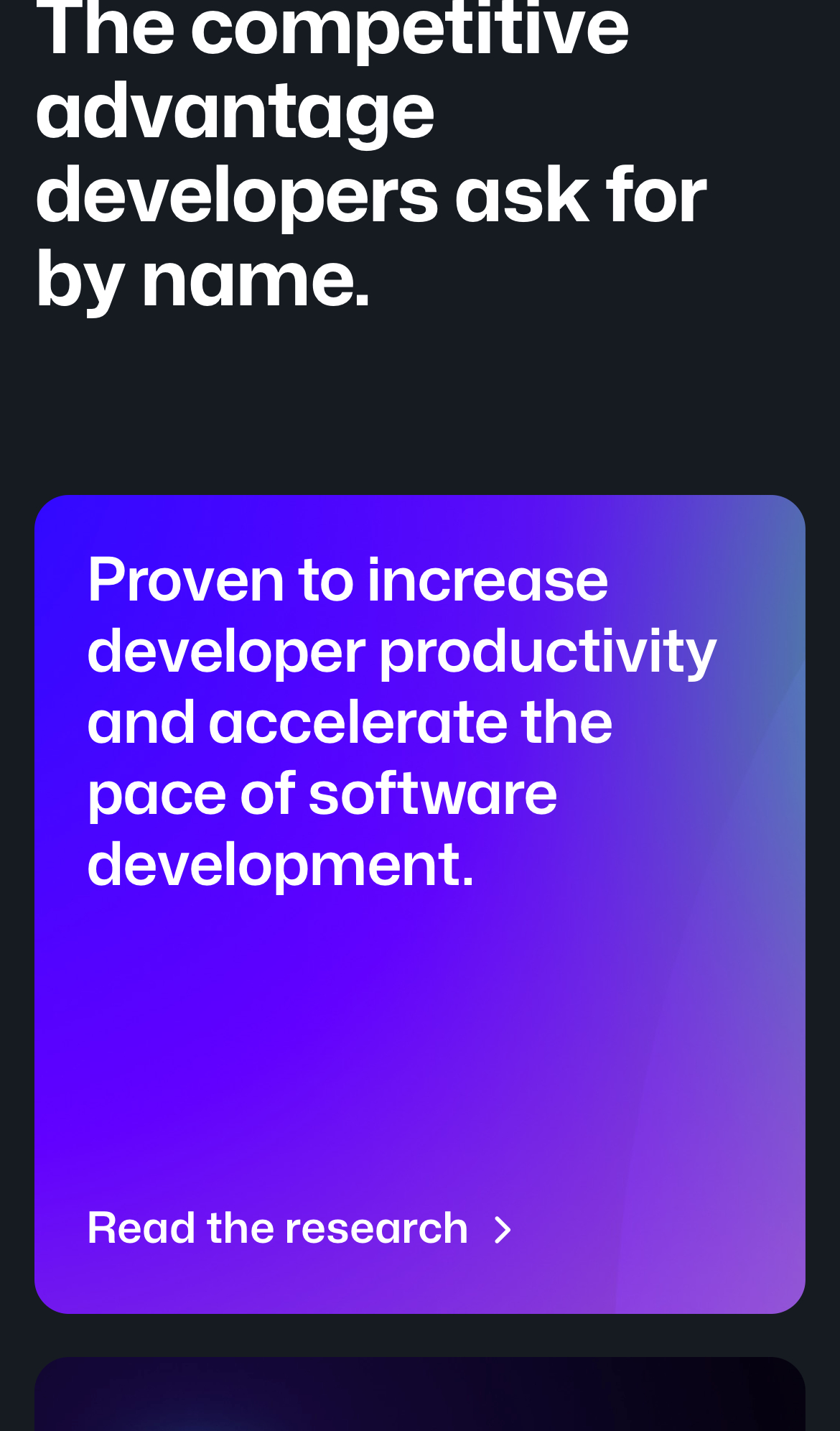github copilot interface, mobile light stack screenshot