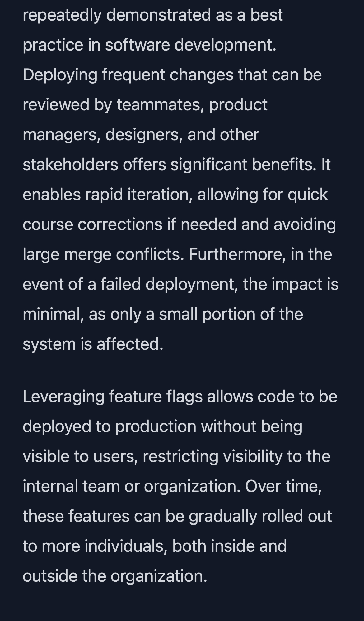 groundcontrol use cases interface, mobile dark stack screenshot