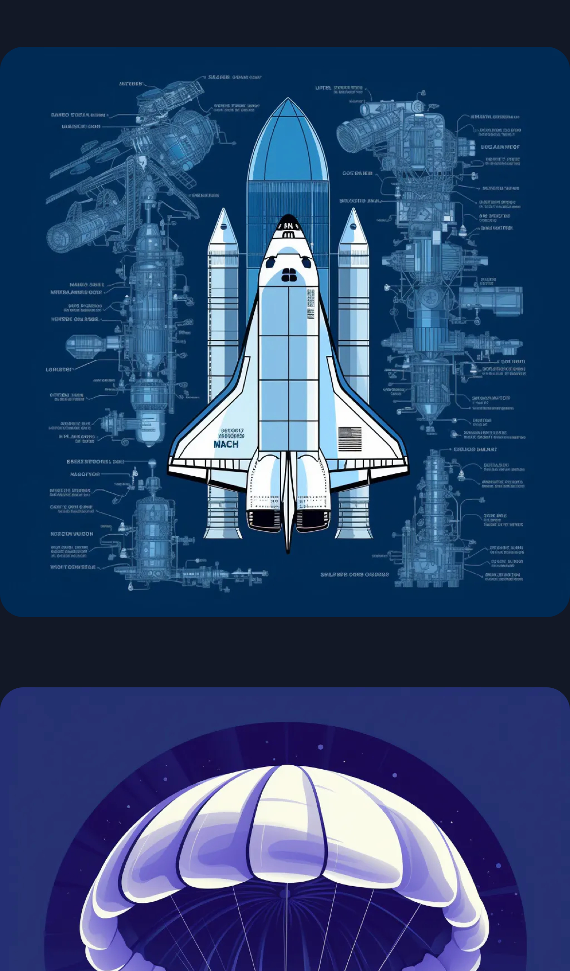 groundcontrol use cases interface, mobile dark stack screenshot