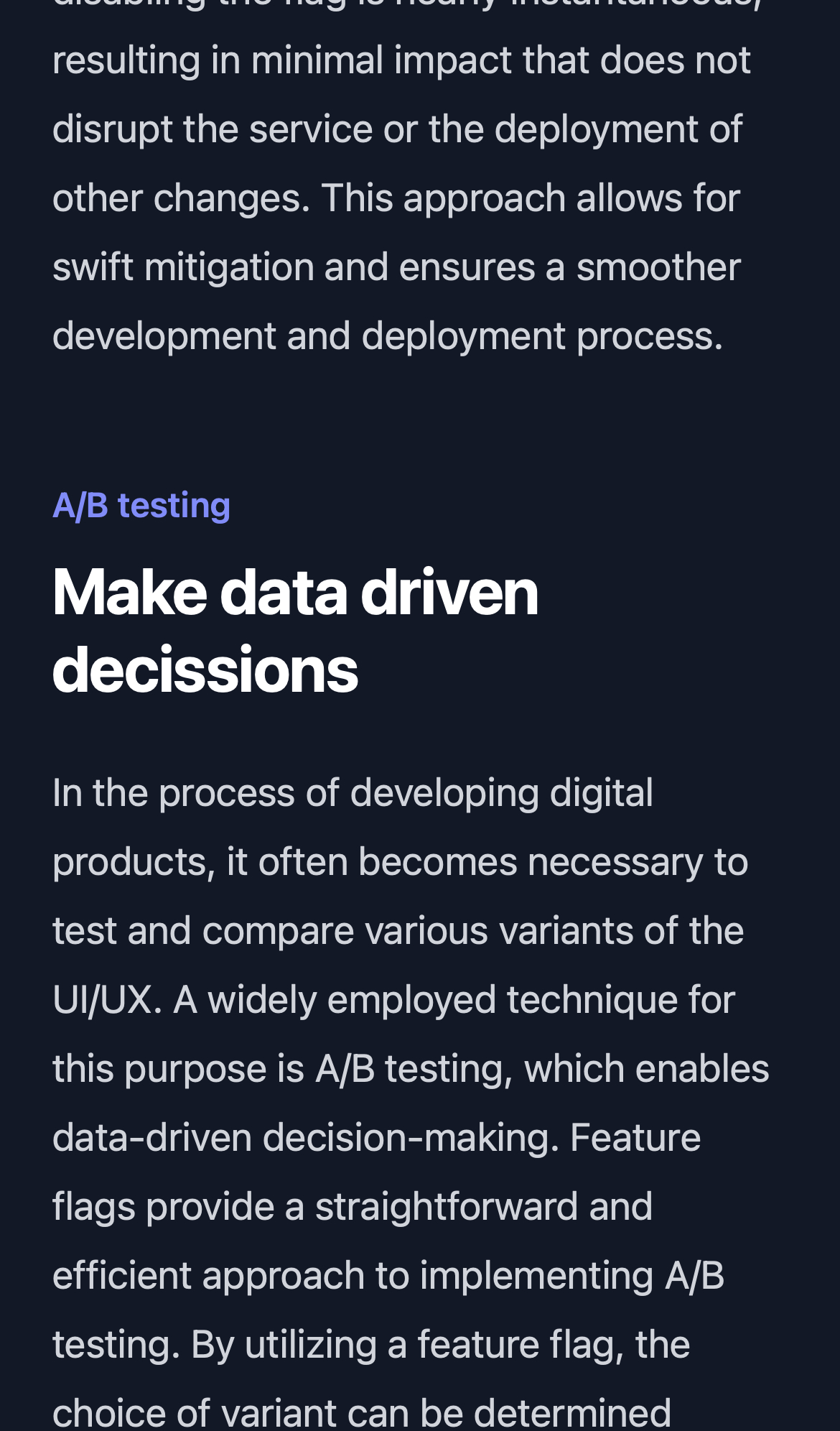 groundcontrol use cases interface, mobile dark stack screenshot