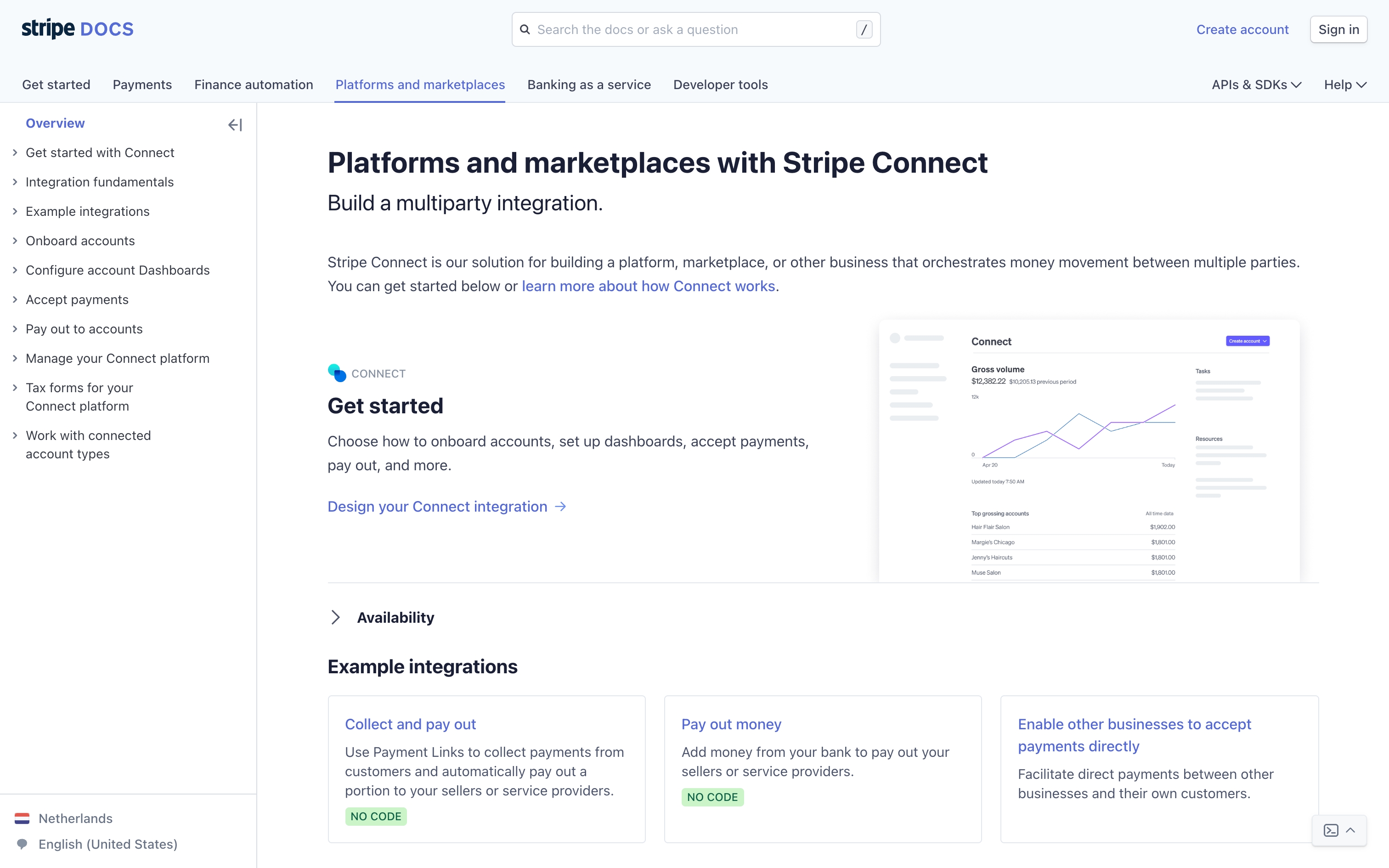 stripe@docs connect interface, desktop light full screenshot